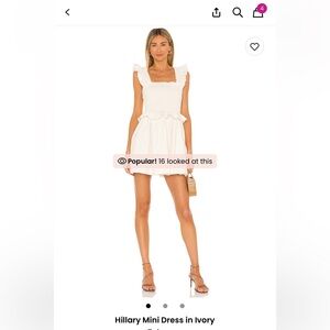 Hilary Mini Dress in Ivory